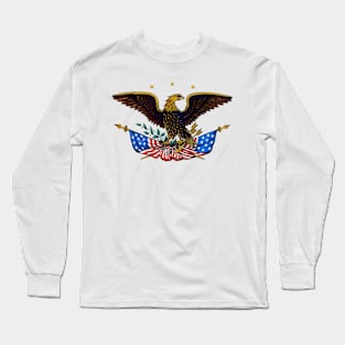 Vintage Patriotic American Eagle Long Sleeve T-Shirt